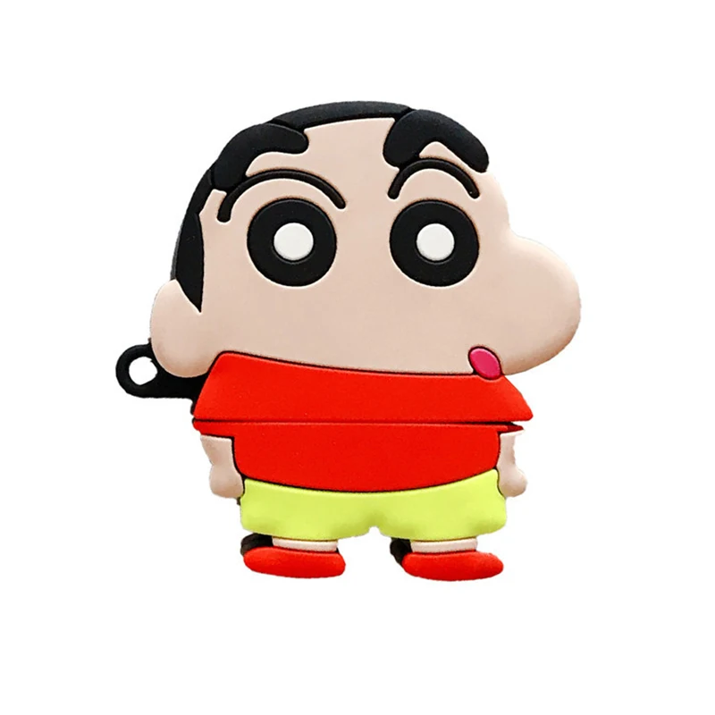 Корпусы гарнитурные для Apple Airpods 2 Милый Мультфильм Crayon Shinchan наушники чехол Air Pods 1