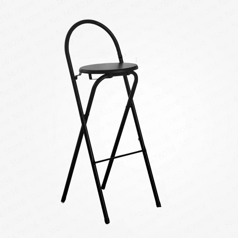 

Folding Chair Bar Stool High Chair Stool Home Dining Chair Simple Portable Thickening Adult Chair Stool