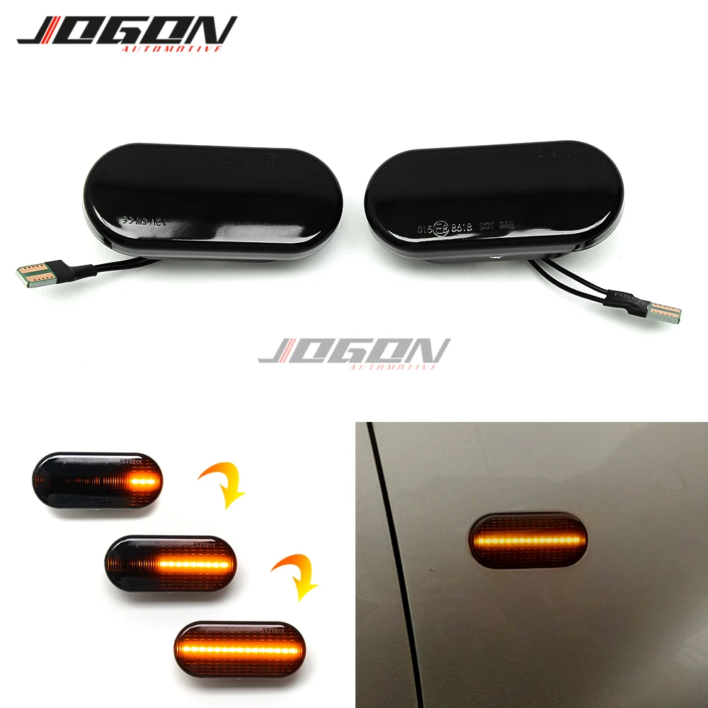 Светодиодный Динамический указатель поворота на боковое крыло для Ford C Max Fiesta MK6