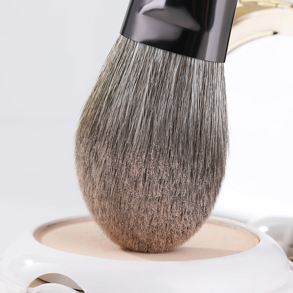 BANFI 9PCS.Gun color champagne gold Makeup Brushe eyeshadow brush set  foundation  eyelash wands  kawaii makeup brushes