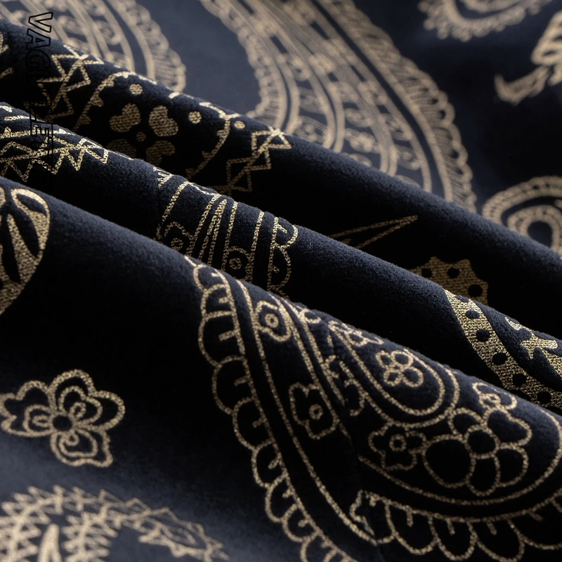 Модель 2019 года стильная модная мужская блейзер свободного кроя золотого и