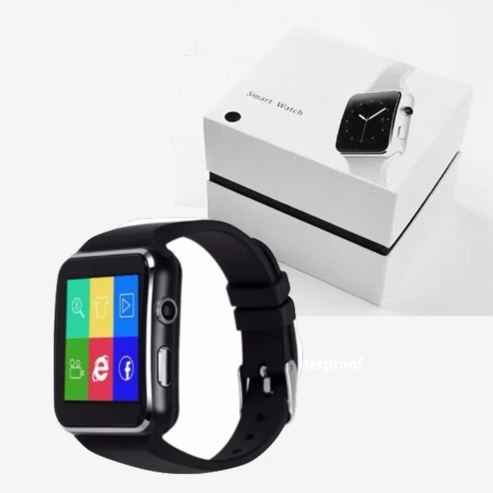 2020 экран Bluetooth цифровые часы для мужчин TF SIM Камера женщин Смарт Android IOS iPhone Samsung