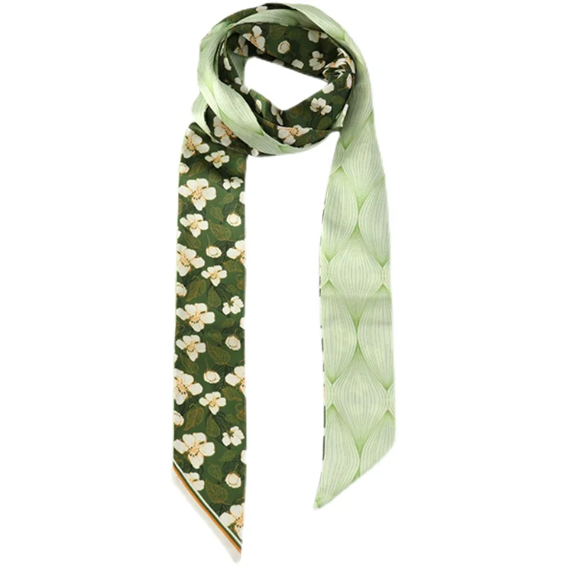 Шарфы 200 см маленький длинный узкий модный шарф на весну и осень Летний Тонкий
