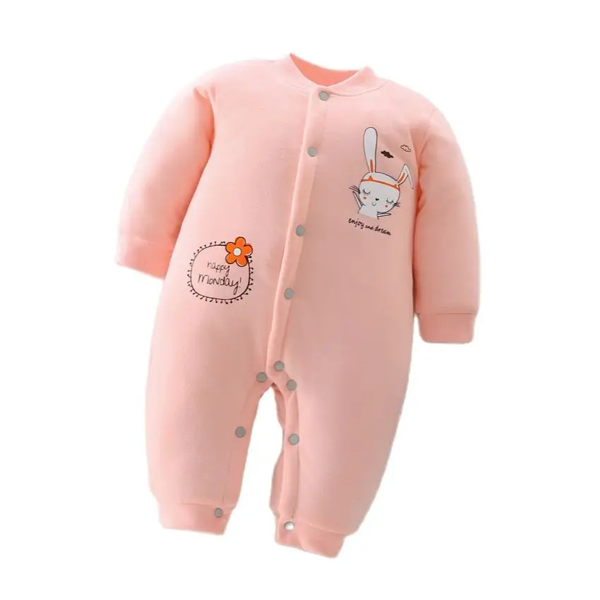 Теплые комбинезоны для новорожденных девочек и мальчиков теплые малышей на