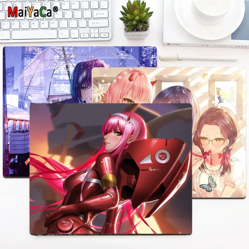 

MaiYaCa New Printed Zero Two Darling In The Franxx High Speed New Mousepad Smooth Writing Pad Desktops Mate gaming mouse pad