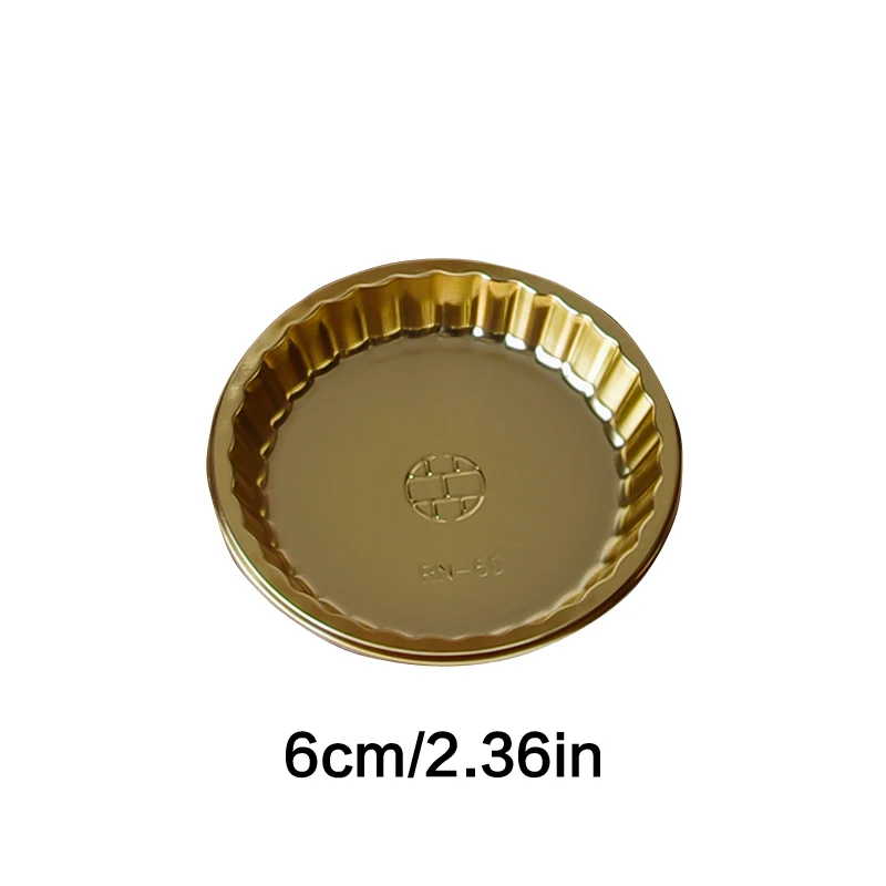 

10 Pcs Round Square Cake Boards Golden Mousse Mat Bottom Food Grade PET Cake Kitchen Dessert Tray Cake Bakeware Decorat Tools