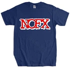 Футболка NOFX рок-группы мужская, хлопковая Модная рубашка в стиле хип-хоп, летняя футболка, европейские размеры S - 3XL