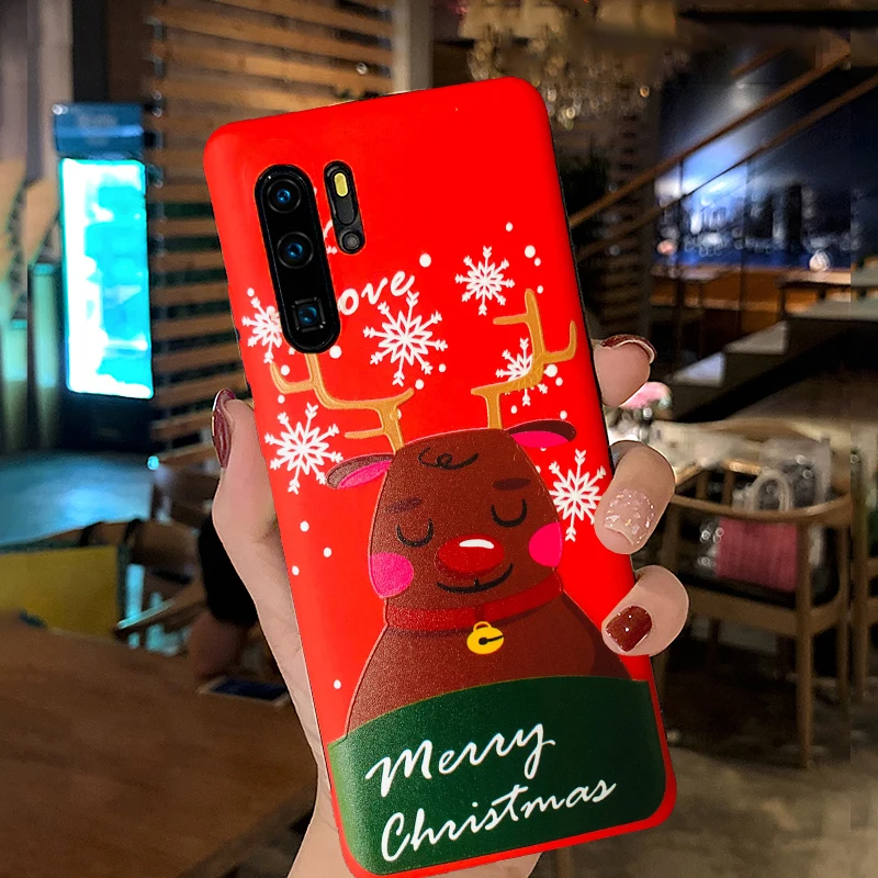 Рождественский подарок для xiaomi redmi note 7 8 pro чехол Мягкая силиконовая задняя крышка