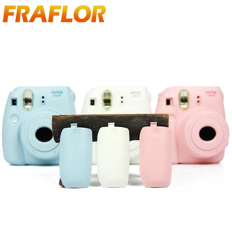 Белая пленка для Fuji Instax Mini 8 Камера Батарея замены крышки объектива пластиковые