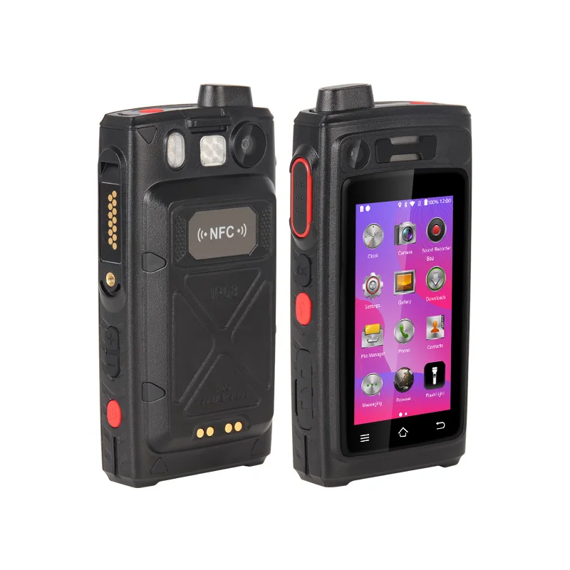 Рация UNIWA A19S 3 ГБ + 32 4800 мАч сенсорный экран Android 6 0 16 МП POC Zello ночное видение NFC SOS 4G
