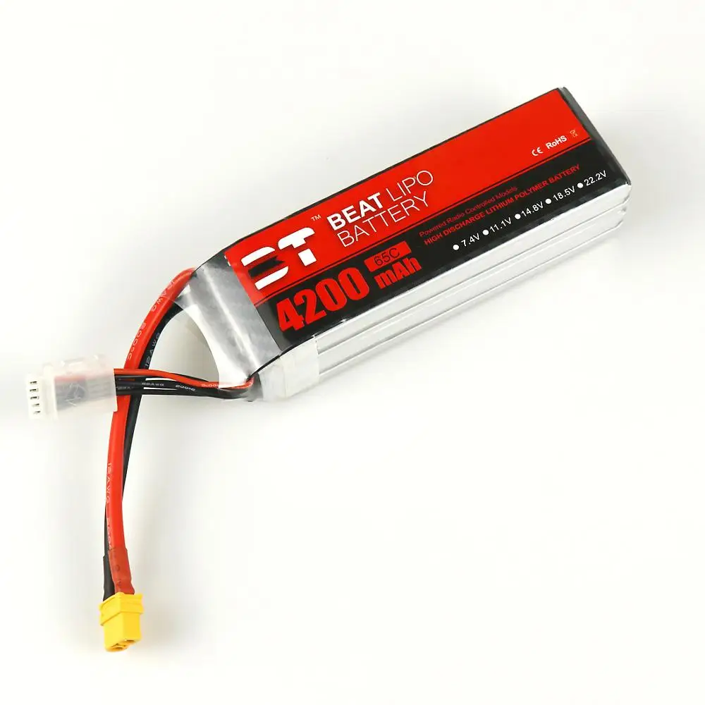 Аккумулятор Beat LIPO 2S 3S 4S 6S 4200 мАч 65C 7 4 В 11 1 14 8 в 22 2 аккумулятор Lipo для FPV гоночного