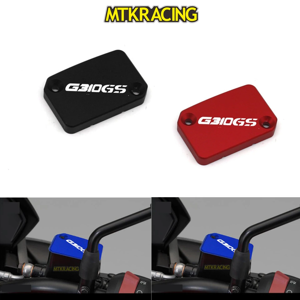 

FOR BMW G310GS G310 GS G 310 GS 2017-2018 CNC Aluminum Motorcycle Brake Fluid Fuel Reservoir Tank Cap Cover