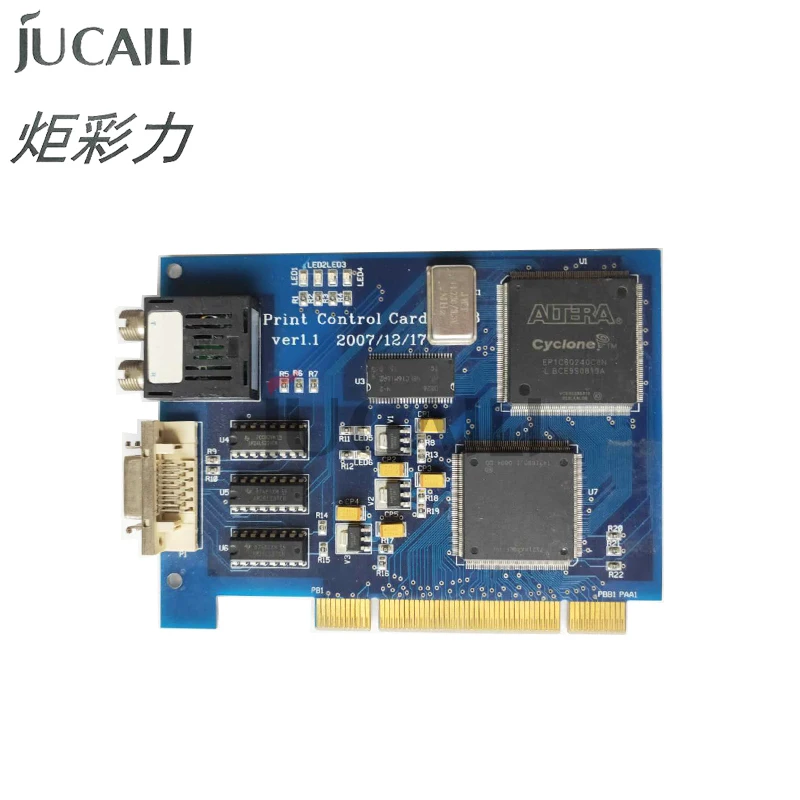 Карта PCI Jucaili Infiniti синяя 44 736 в 3 МГц для печатающей головки Seiko 510 платы управления