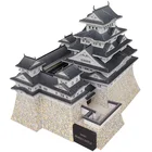 Япония, замок Himeji, 3D бумажная модель дома, бумажная поделка, сделай сам, складное искусство, оригами, ручная работа, строительство, подростки, взрослые, ручная работа, игрушки