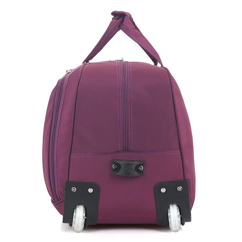 Вместительная вещевая сумка на колесиках Женский чемодан для путешествий и