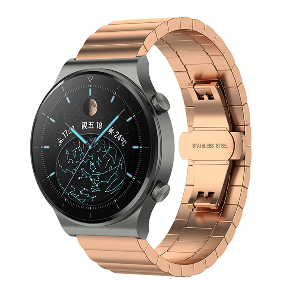 

Ремешок из нержавеющей стали для часов Huawei GT2 PRO GT2 PRO ECG GT2, 22 мм