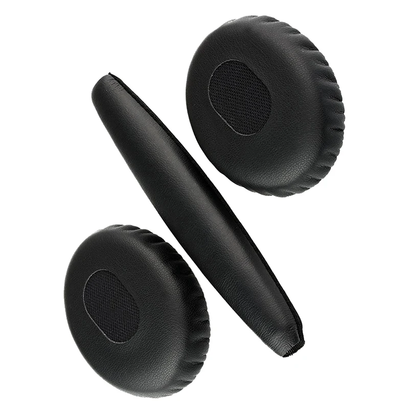 Пара черных амбушюров с накладкой на голову для Bose QC3 бесшумные удобные наушники 3