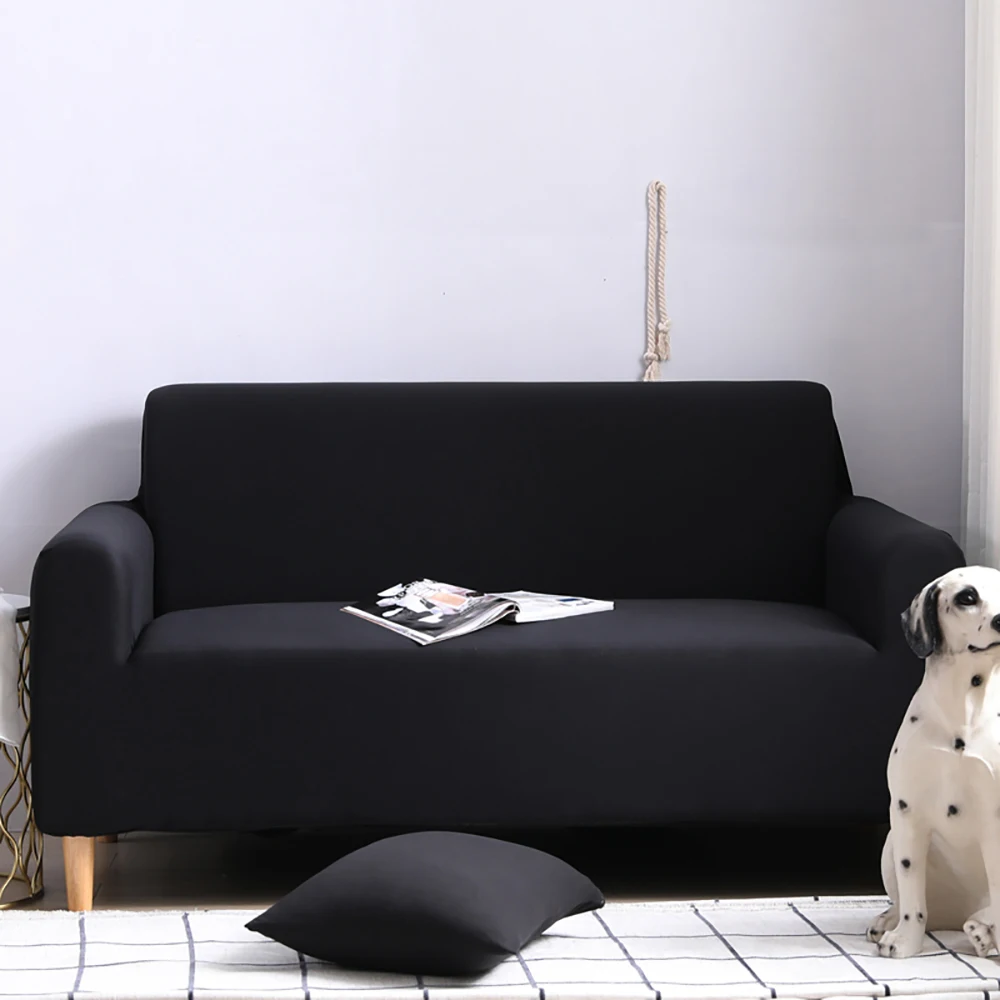 Фиолетовые чехлы для диванов гостиной эластичные декоративные удобные