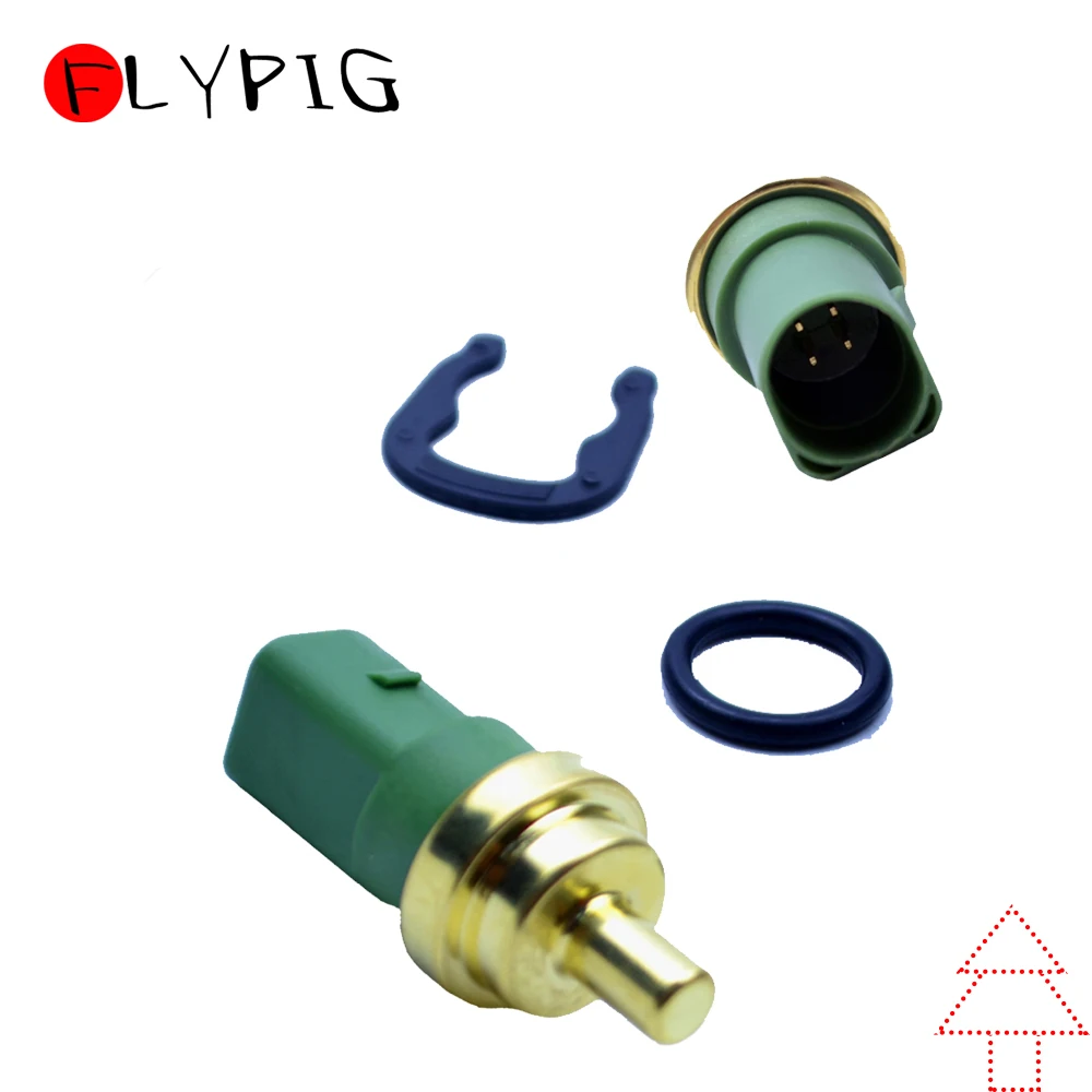 Зеленый датчик температуры охлаждающей жидкости переключатель воды 059919501A TS477