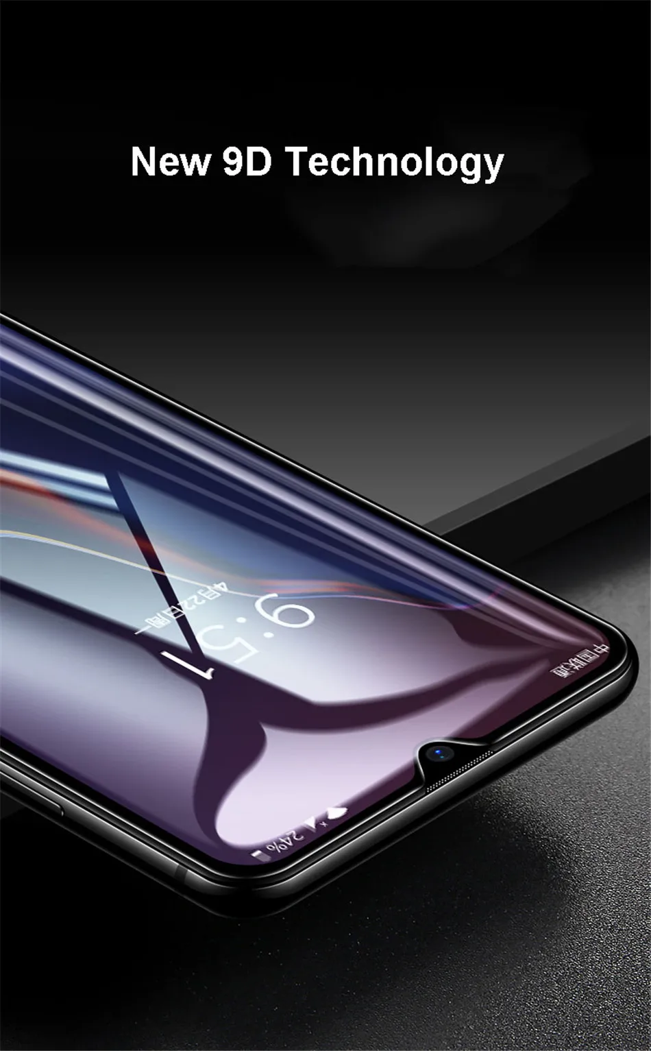 2 шт. 9D закаленное стекло для Oneplus 7 6T 6 OnePlus 5 5T Защитная пленка для Oneplus 7 стеклянная пленка