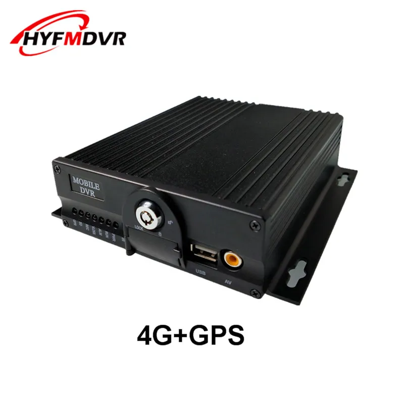 HYFMDVR Прямая продажа SD-карты 4 канала 4G GPS MDVR поддерживает дистанционный мониторинг