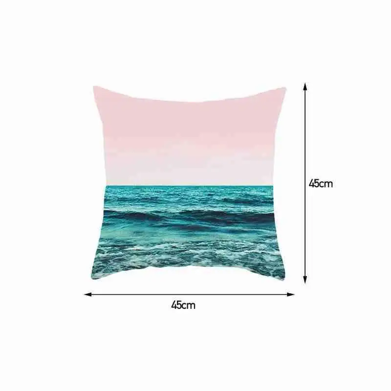 

Tropical Summer Pattern Bedroom Soft Cushion Fashion Sofa Lumbar Decorative Decor Cushion Car Pillowcases Pillow Home Squar Q8A1