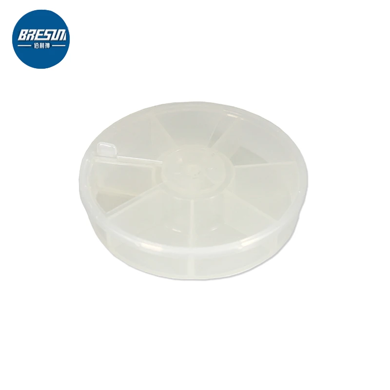 best bst r580 electronic small round box storage mobile phone repair tool plastic parts box screw storage box free global shipping