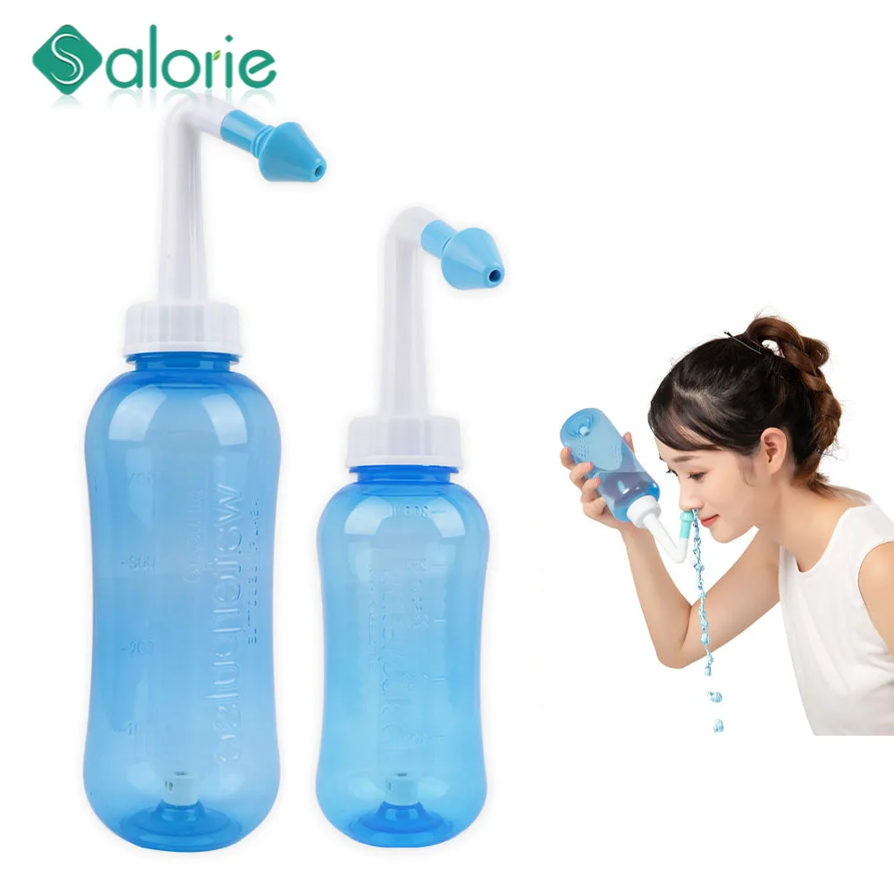 Nasal Wash Cleaner Spray Nasal Irrigator Neti Pot Rinse Nose Cleaner Avoid Sinusitis Rhinitis Treatment Health Care 300/500ML