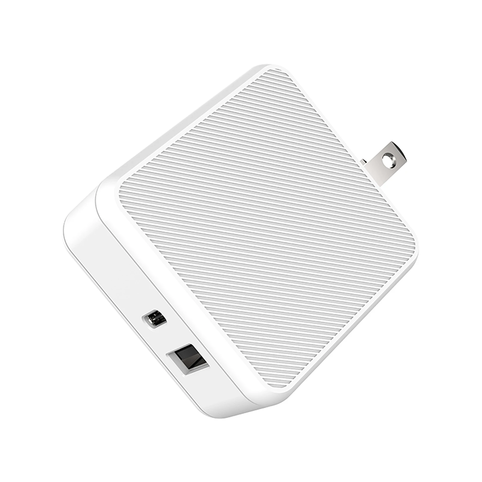 

Universal US Plug 65W Type-C and USB Port Fast Phone Charger for iPhone 12 S21 Note 20 Travel Wall Power Fast Charging Adapter