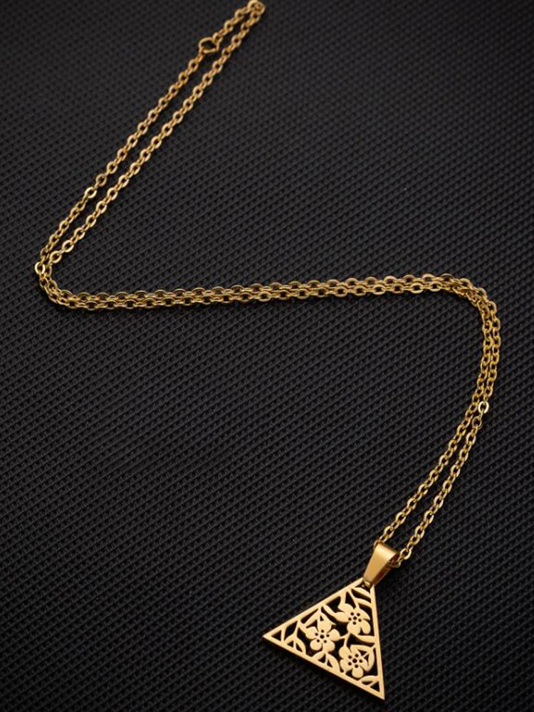 SMJEL тибетская винтажная Подвеска из нержавеющей стали с гравировкой ожерелье