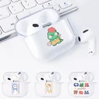 Чехол для Airpods 3 2021 чехол для Air pods Pro 2 1 мультяшный милый мягкий силиконовый чехол для наушников Apple Airpods 3 чехол для наушников