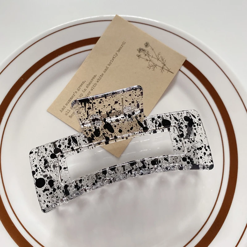 

2021 New Hyperbole Big Acrylic Hair Claw Clips Big Size Makeup Hair Styling Barrettes For Women Hair Accessories