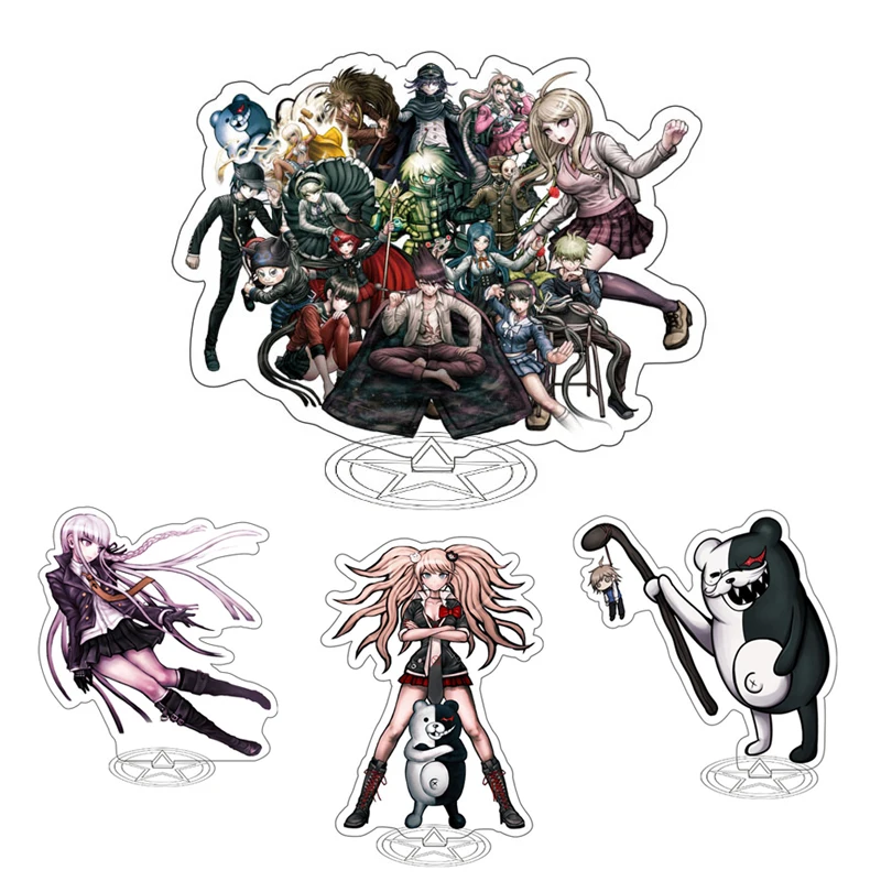 Монокума из аниме данганронпа фигурка на акриловой подставке настольная