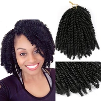 dairess 8 nubian spring twist hair extensions ombre crochet braids synthetic braiding hair fluffy spring twist crochet hair