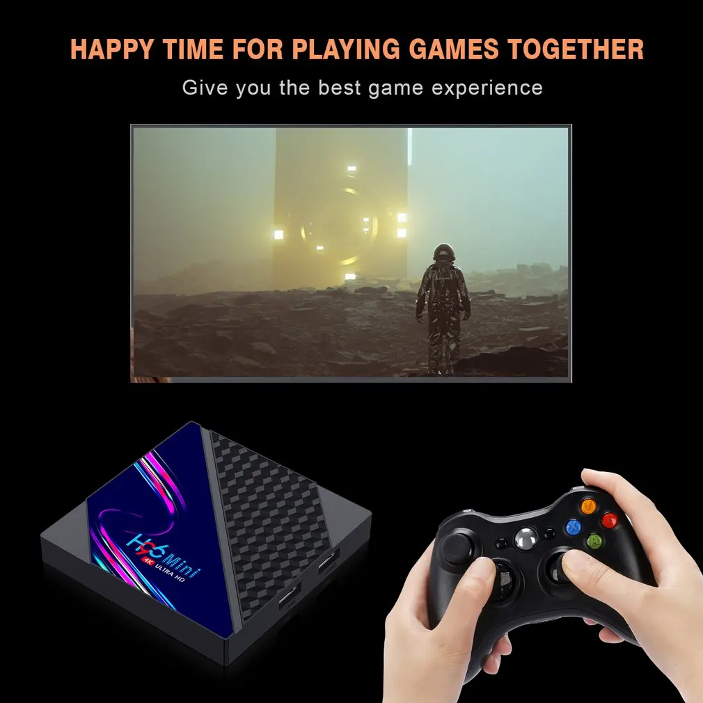 Приставка Смарт-ТВ H96 Mini V8 RK3228A 2 + 16 ГБ Android 10 0 4K | Электроника