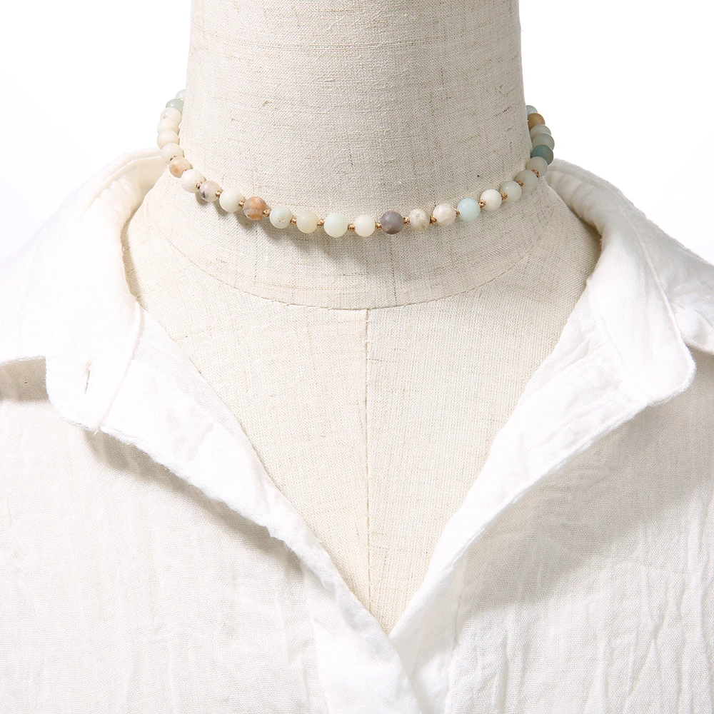 Ожерелье женское из нержавеющей стали с застежкой-карабином 6 мм | Украшения и