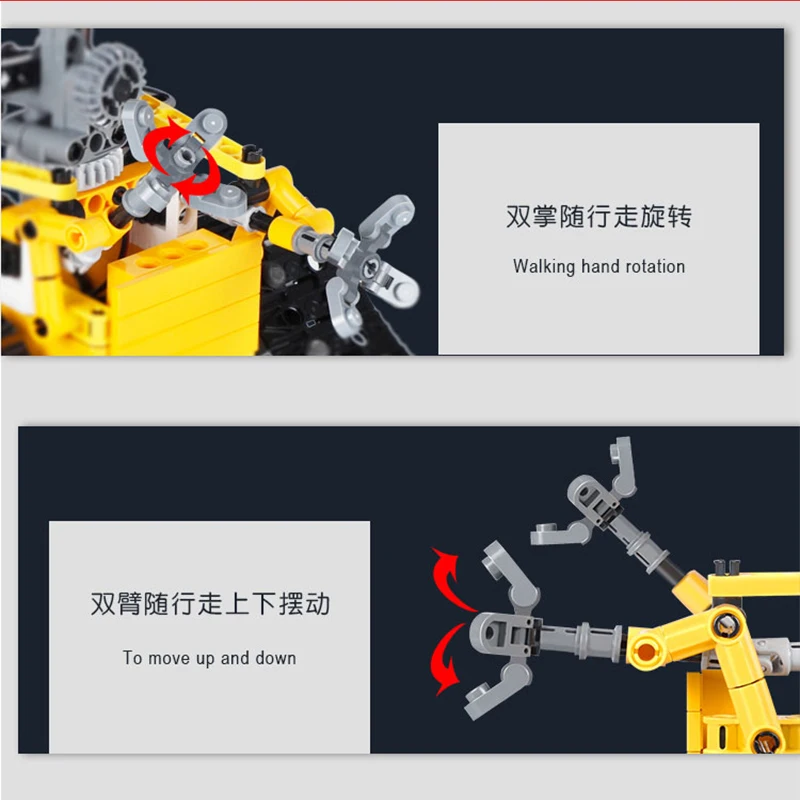 Строительные блоки MOC для мальчиков высокотехнологичный креативный