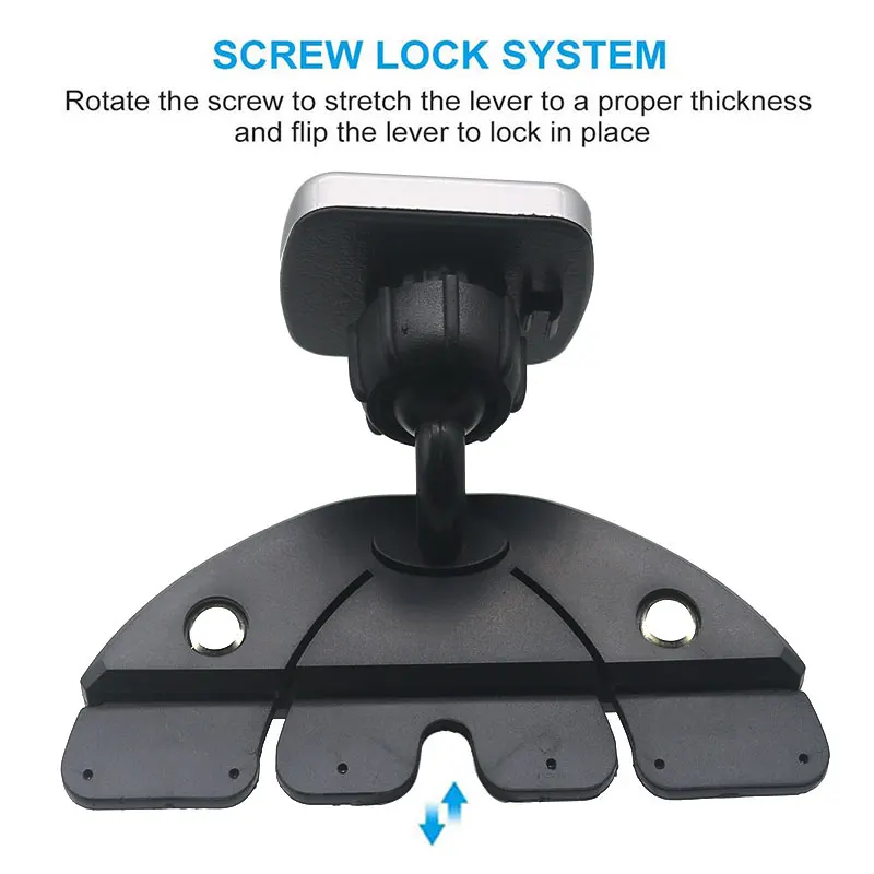 Универсальный магнитный держатель для смартфона с CD слотом и креплением на