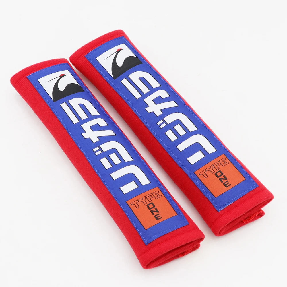 2 шт. ложка Спорт JDM Стиль хлопковая Накладка для ремня безопасности Мягкие