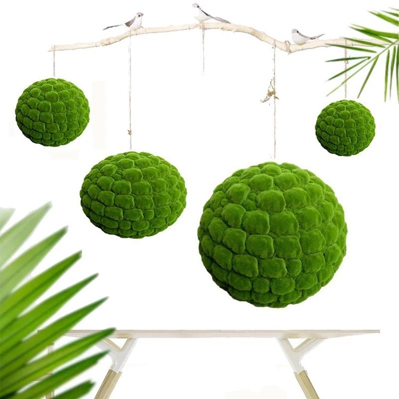 5 шт. Искусственный завод шар симулятор мха декоративный травяной имитирующий