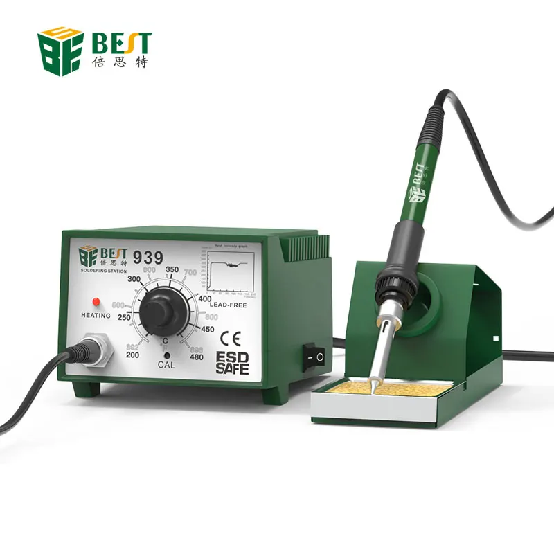 BST-939 60W 110V/220V Factory wholesale Aluminum Panel lead-free cell phone mobile repair soldering station