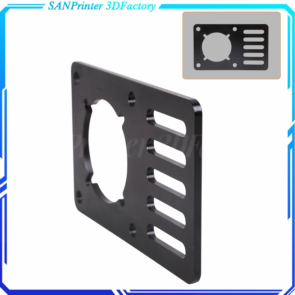 Деталь для 3D-принтера Opensource Nema23 фотоалюминиевая 96 5 мм x 60 3 фиксированный