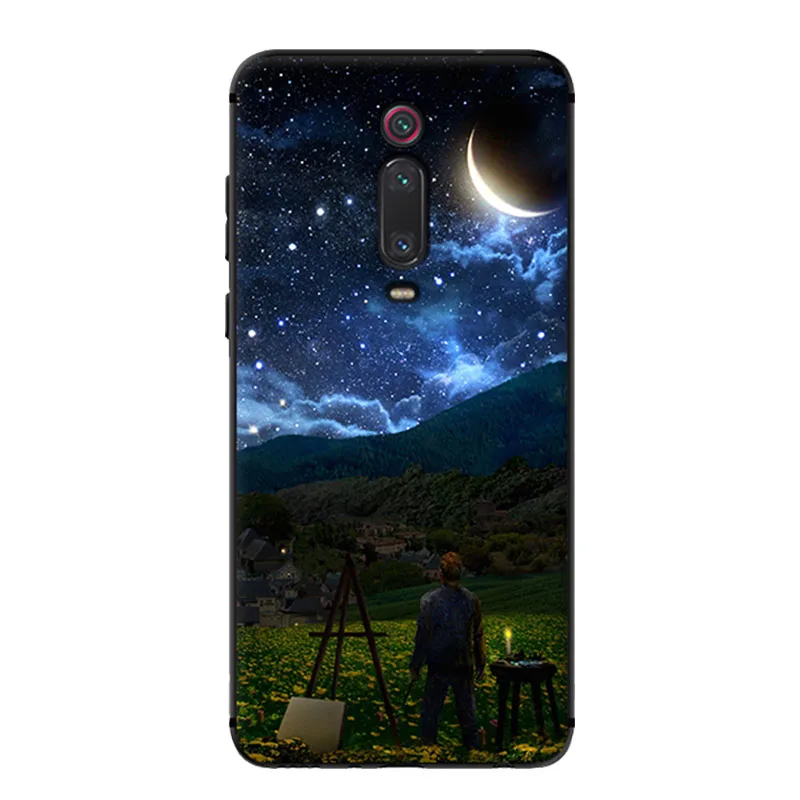 26 For Xiaomi Mi 9T Case Mi 9T Pro Cartoon Printed Soft Black Bumper Silicone TPU Cover For Xiaomi Mi 9T Pro mi9T 9 T Phone Cover - Цвет: 26