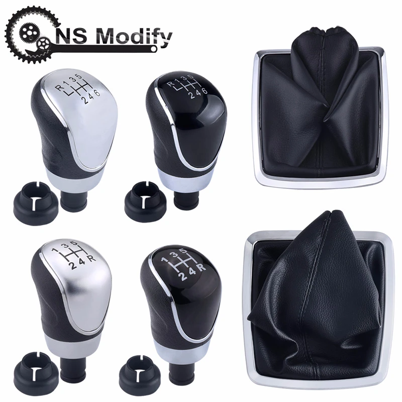 NS Modify 5/6 Speed MT Gear Shift Knob Lever Gaiter Boot Cover For Ford Focus 2 MK2 FL MK3 MK4 MK7 MONDEO GALAXY FIESTA | Автомобили и