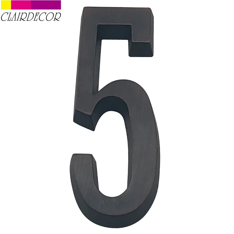 4 в 101 мм номер дома дверной адрес наклейка или винтовой контакт сплав цинка сатин