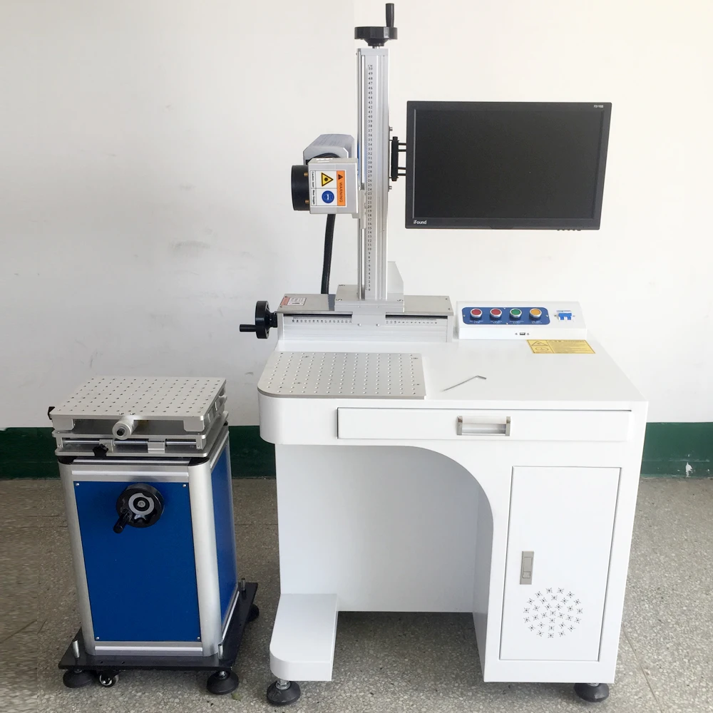 Волоконно лазерная маркировочная машина 20 Вт лазерный источник Raycus Маркировка