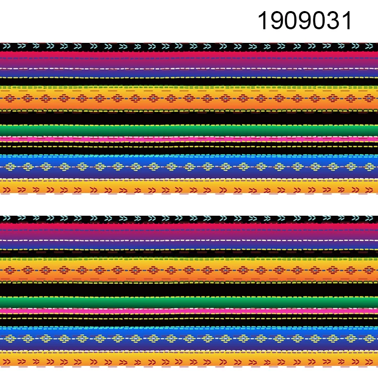 10 ярдов-разные размеры-Мексиканская Лента цветная полосатая печатная корсажная