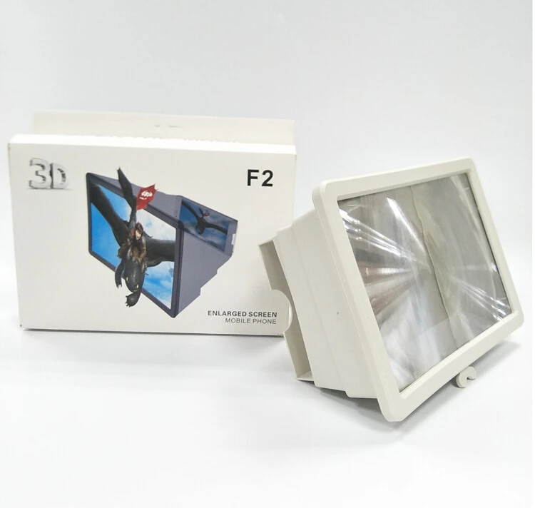 2 вида цветов Универсальный портативный 3D видео увеличитель экрана смартфона