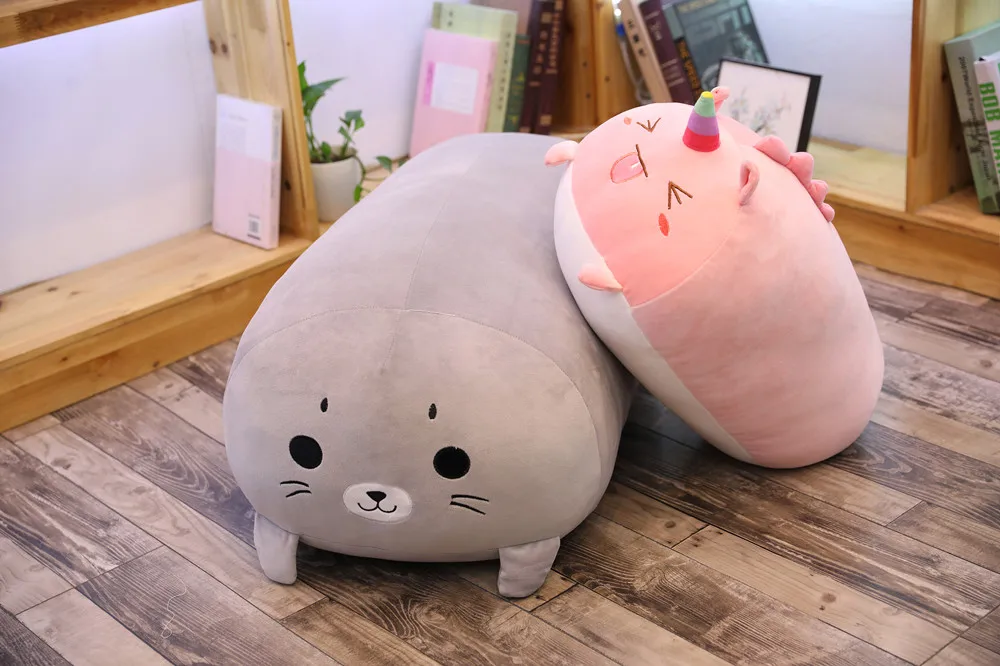 Мягкими Животные игрушка мягкая жирных Косплей Shiba «Лисья Секретная служба»(Inu единорог, Динозавр Печать Дети взрослых Ночная подушка для ног и Plushie 3 размера
