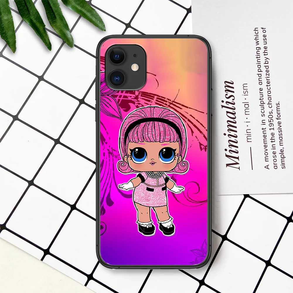 

Cartoon LOL Dolls Girls Phone Case For IPhone 4 4s 5 5S SE 5C 6 6S 7 8 Plus X XS XR 11 12 Mini Pro Max 2020 black Coque Luxury